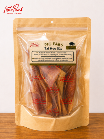 Little Paws Pig Ears Jerky - Tai Heo Sấy - 100G/200G
