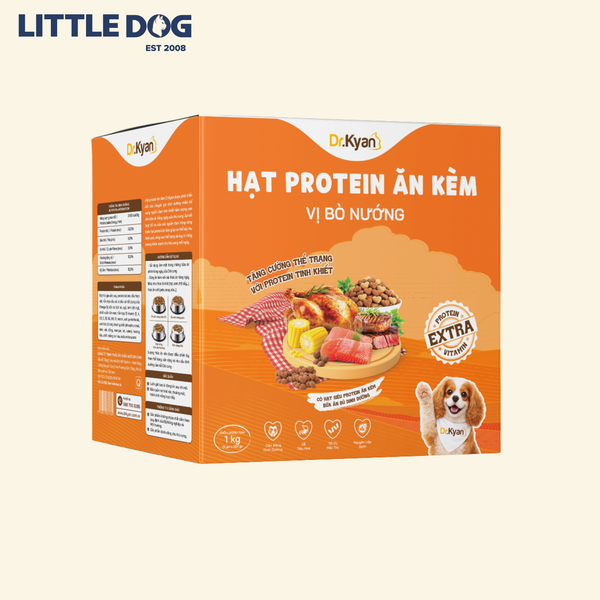 Dr.Kyan Hạt Protein Ăn Kèm-Vị Bò Nướng Cho Chó