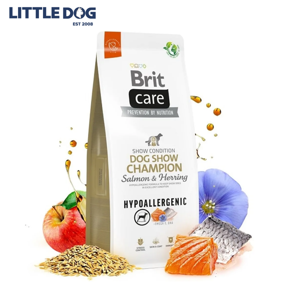 Brit Care Dog Hypoallergenic Show Champion - Salmon & Herring (3kg & 12kg)