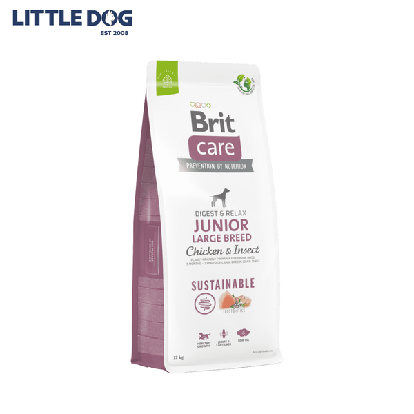 Brit Care Dog Sustainable Junior Large Breed( Chicken & Insect ) 3kg
