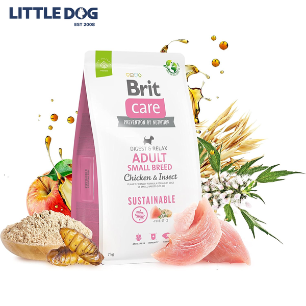 Brit Care Dog Sustainable Adult Small Breed (Chicken & Insect ) 3kg
