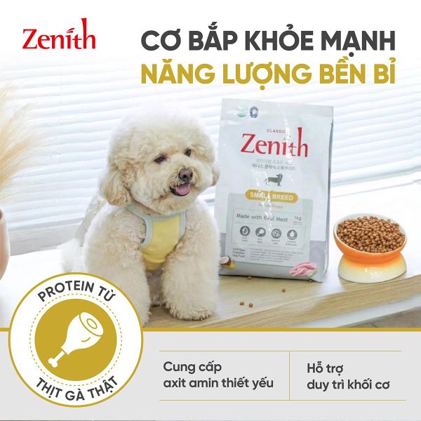Zenith Classic-Hạt Mềm Cho Giống Chó Nhỏ-Small Breed-1kg