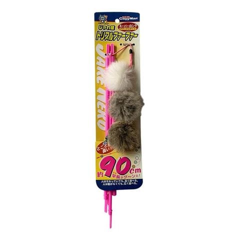 CattyMan - Cần Câu 3 Banh Lông Size Siêu Lớn
