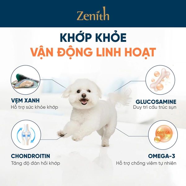Zenith-Hạt Mềm Cho Chó Trưởng Thành Premium-Vị Gà-1kg