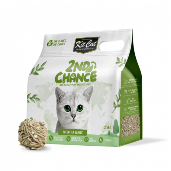 Cát đậu nành Kit Cat 2nd Chance - Cát vệ sinh cho mèo thế hệ mới