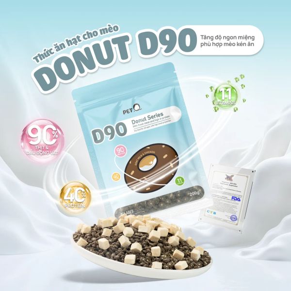 PetQ - Thức ăn hạt Donut D90 200g