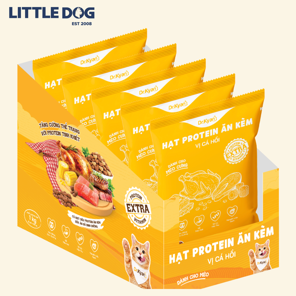 Dr.Kyan Hạt Protein Ăn Kèm-Vị Cá Hồi Cho Mèo