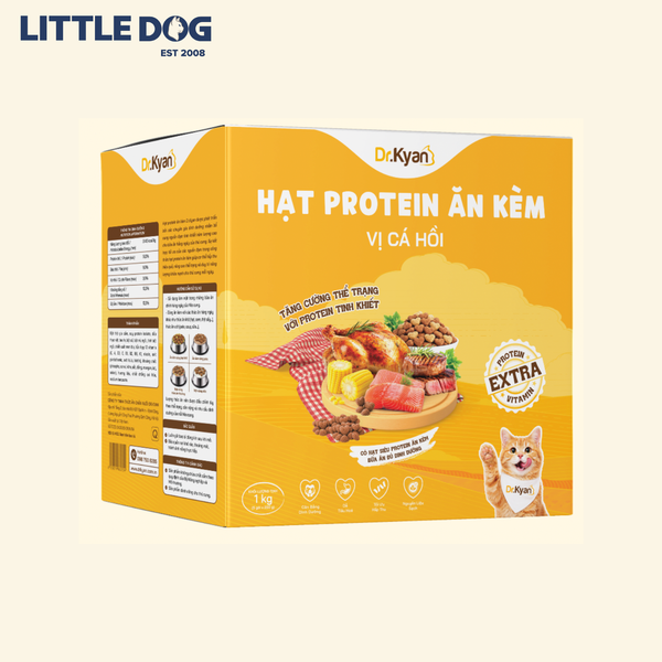 Dr.Kyan Hạt Protein Ăn Kèm-Vị Cá Hồi Cho Mèo
