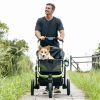 Ibiyaya - Jogging Stroller "3-Wheel All-Terrain Dog-Cat Pram"-Xe đẩy địa hình 3 bánh cho chó,mèo