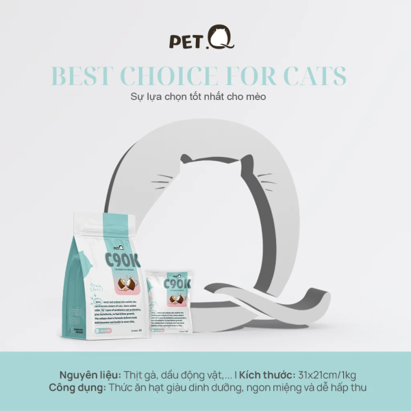 PetQ - Thức ăn hạt cho mèo Churro C90K 1kg