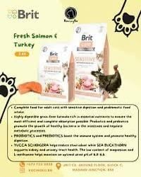 Brit Care Cat Sensitive Digestion & Delicate Taste – Hạt khô cho mèo hỗ trợ tiêu hóa khỏe & vị ngon dễ ăn 400g/2kg/7kg
