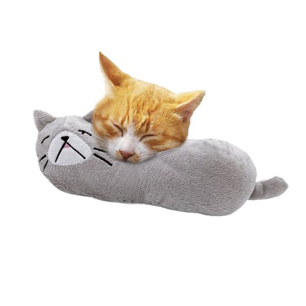 CattyMan - Gối Cho Mèo Hình Mèo Xám