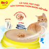 Me-O Delite Pate Cho Mèo Con Vị Cá Ngừ & Sữa Dê Kèm Cá Bào - Tuna With Goat Milk Topping Katsuobushi For Kitten