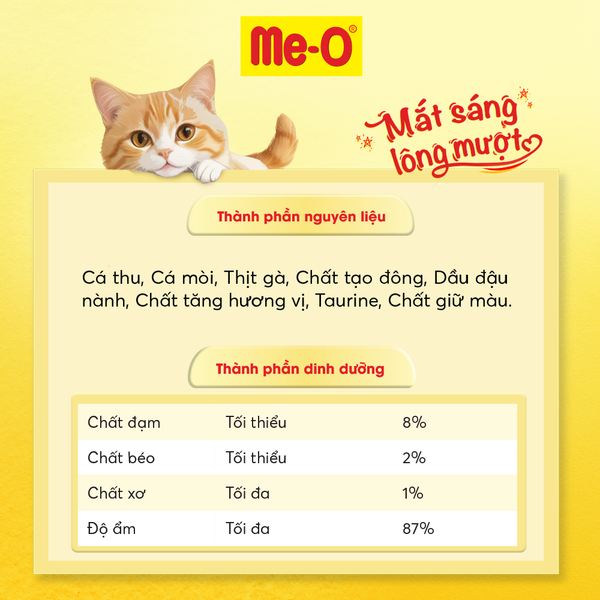 Me-O Pate Vị Cá Biển - OCEAN FISH 80G