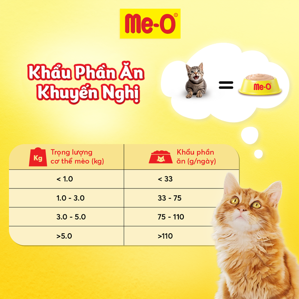 Me-O Pate Cho Mèo Vị Cá Ngừ - Tuna in Jelly 80g