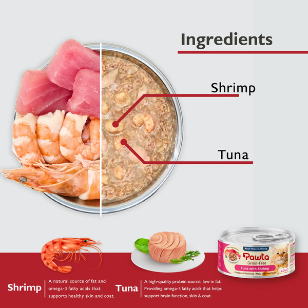 Pawta Pate Mèo Dạng Lon 70g -Đa dạng hương vị