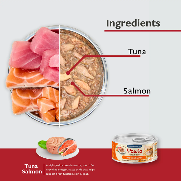 Pawta Pate Mèo Dạng Lon 70g -Đa dạng hương vị