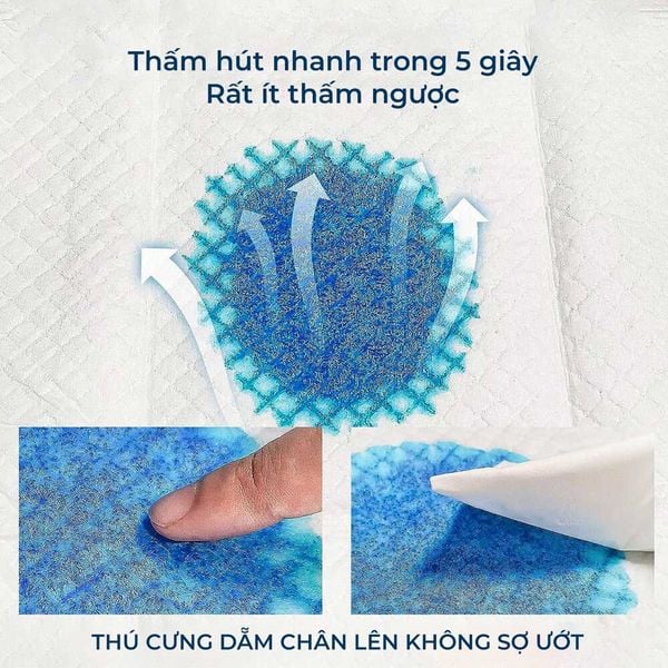 DoggyMan HoneyCare Tấm Lót Vệ Sinh Dành Cho Thú Cưng Deluxe - Hường Nhài Size S/M