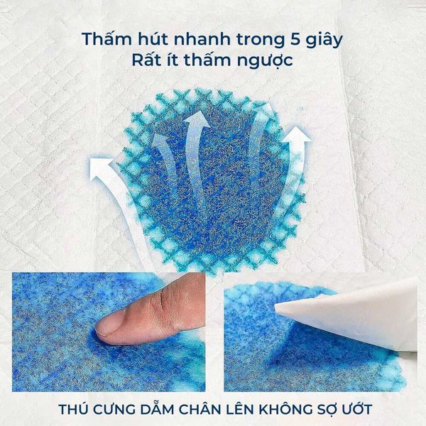 DoggyMan Honey Care Tấm Lót Vệ Sinh Dành Cho Thú Cưng Deluxe - Hương Lavender Size M 46pcs