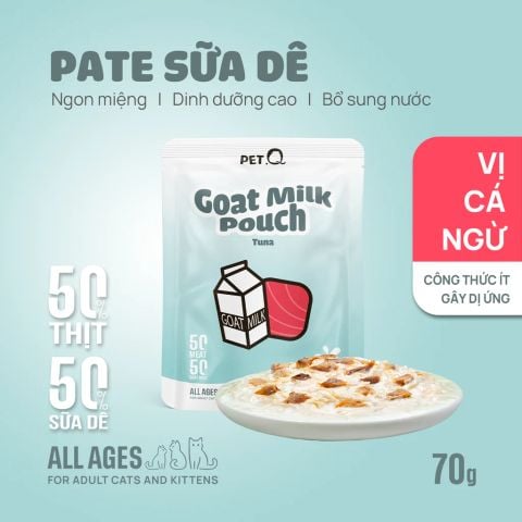 PetQ - Pate sữa dê cho mèo