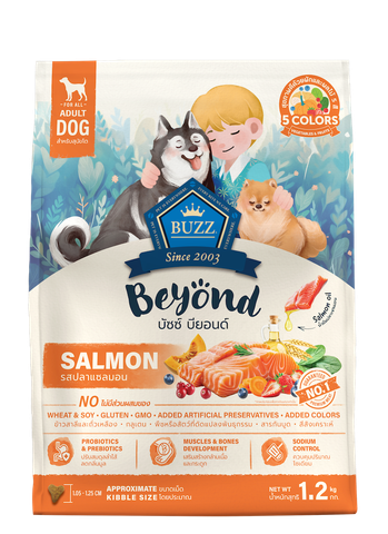 Buzz Beyond – Hạt Cho Chó Trưởng Thành Vị Cá Hồi (1.2kg)