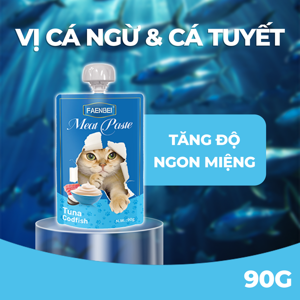 Faenbei Pate Mèo Nắp Vặn 90g