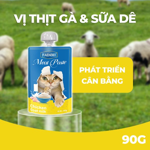 Faenbei Pate Mèo Nắp Vặn 90g