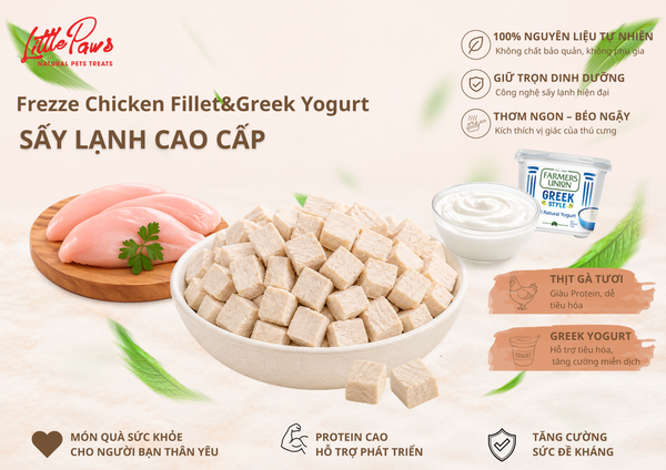 Little Paws - Freeze Chicken & Yogurt 60g