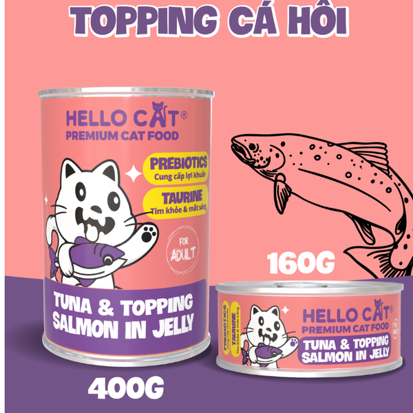 Pate mèo dành cho mọi lứa tuổi - Hello Cat - 160g/400g