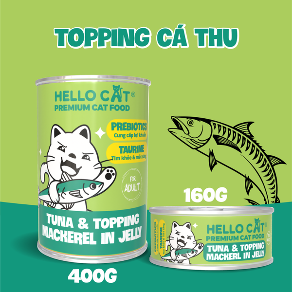 Pate mèo dành cho mọi lứa tuổi - Hello Cat - 160g/400g