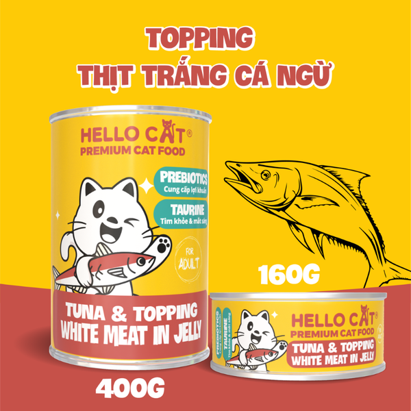 Pate mèo dành cho mọi lứa tuổi - Hello Cat - 160g/400g