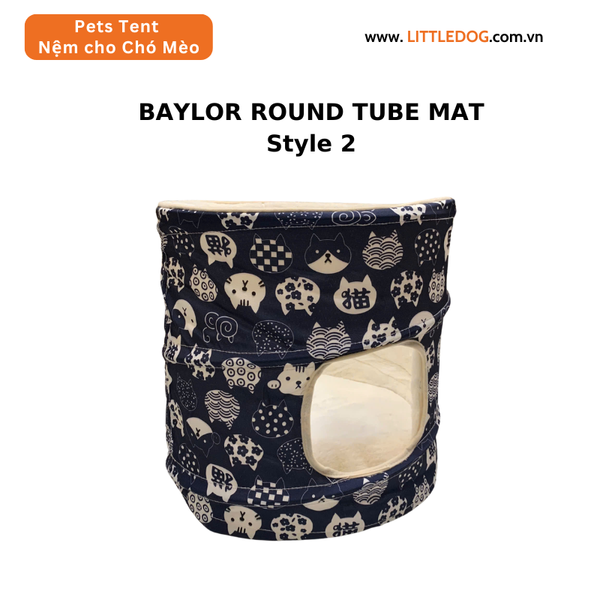 BAYLOR ROUND TUBE MAT - 3 IN 1 (Nệm ổ gấp gọn)