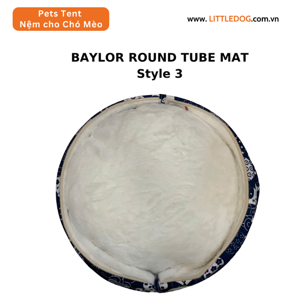 BAYLOR ROUND TUBE MAT - 3 IN 1 (Nệm ổ gấp gọn)