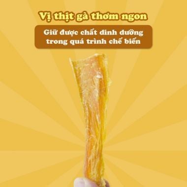 Bánh Thưởng Cho Chó-DogyyMan-Thanh Gà Sáy 70g