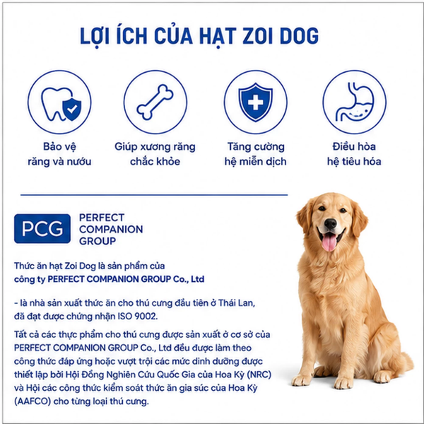 Thức ăn hạt khô Zoi Dog Food Adult Mix Flavor 1kg/20kg