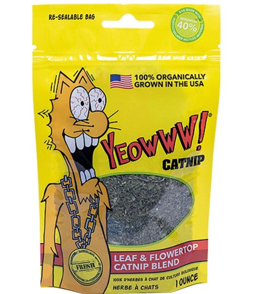 Yeowww Catnip - Cỏ Mèo Catnip cho Mèo dạng túi (4g/28,35g)