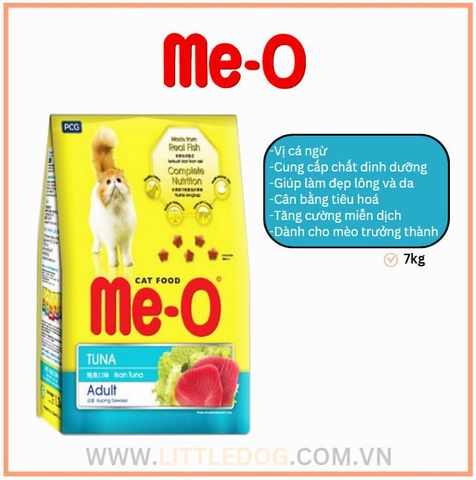 ME-O BAO XÁ CHO MÈO VỊ CÁ NGỪ -TUNA 7KG