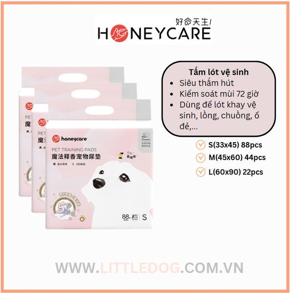 HONEYCARE SIZE L LUXURY PETPAD (60x90) 22pcs