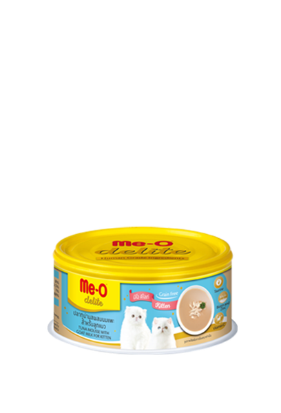 ME-O DELITE CÁ NGỪ VÀ SỮA DÊ CHO MÈO CON-TUNA&GOAT MILK FOR KITTEN 80g