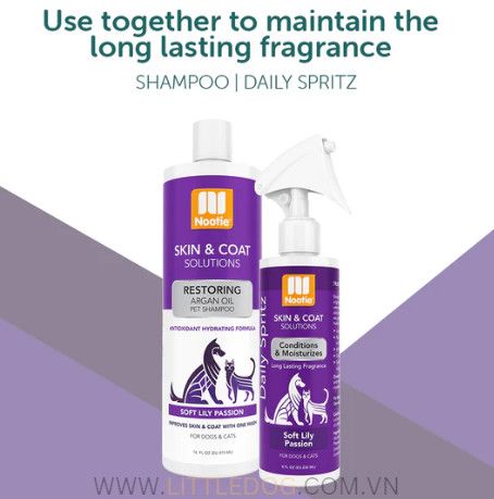 Nootie Xịt Dưỡng Hương Hoa Lilly - Conditioning & Moisturizing Spray–Soft Lily Passion 236ML