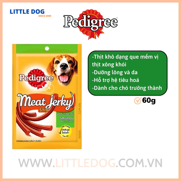 Pedigree Bánh Thưởng Meat Jerky 60g/80g