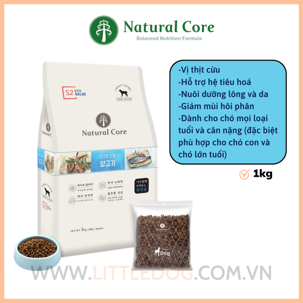NATUARAL CORE S2 Thịt Cừu 1kg