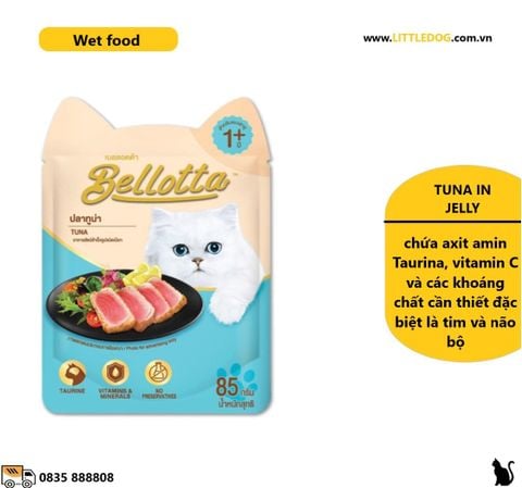 BELLOTTA VỊ CÁ NGỪ- TUNA IN JELLY 85g