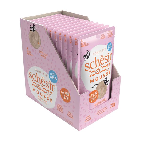Pate Mèo Con Schesir Mousse Kitten Cao Cấp – Gói/80g