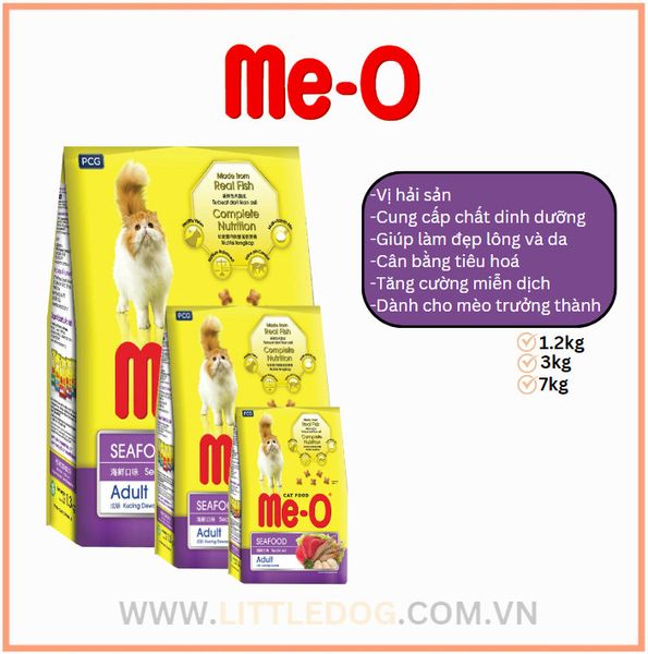 Me-O Vị hải sản mèo trưởng thành - Seafood