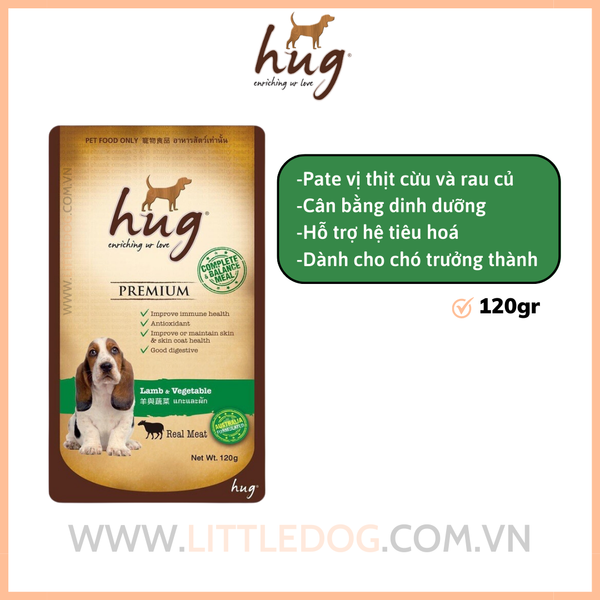 Hug Pate Vị Cừu&Rau Củ 120g