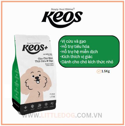 Keos - Thức Ăn Hạt Cho Chó Mọi Lứa Tuổi