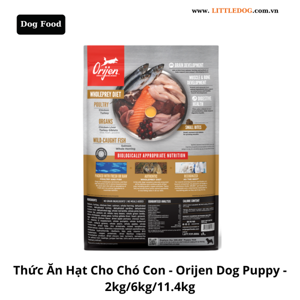 Thức Ăn Hạt Cho Chó Con - Orijen Dog Puppy - 2kg/6kg/11.4kg