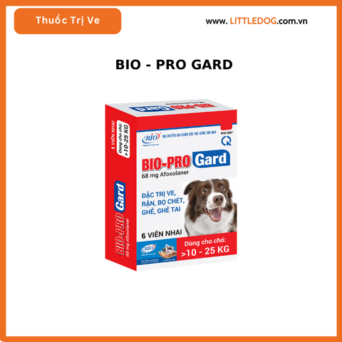 BIO-PROGARD - Viên Nhai Đặc Trị Ve Dùng Cho Chó 10 – 25 kg
