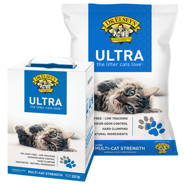 Dr.Elsey Ultra - Cát Đất Sét Cao Cấp Cho Mèo 8.16kg (Không Bụi)